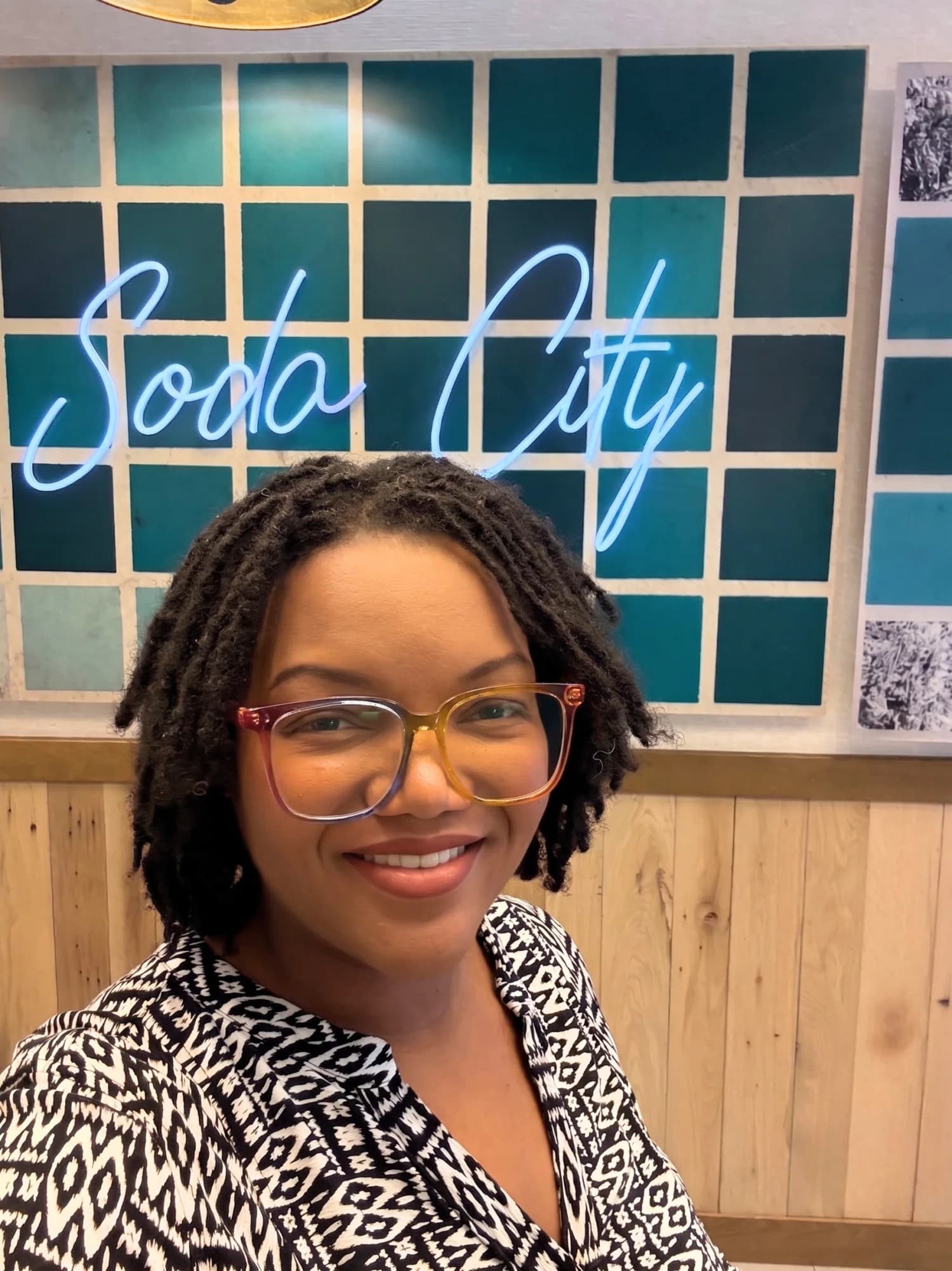 Makeda Boehm smiling in Soda City