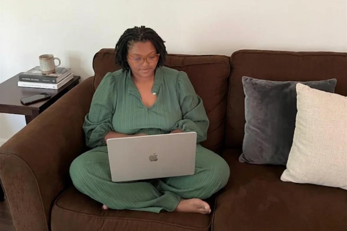 Makeda Boehm working